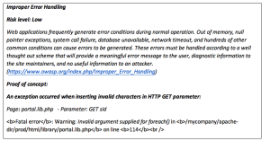 R&eacute;sultats du test de p&eacute;n&eacute;tration avec un seul risque de faible niveau